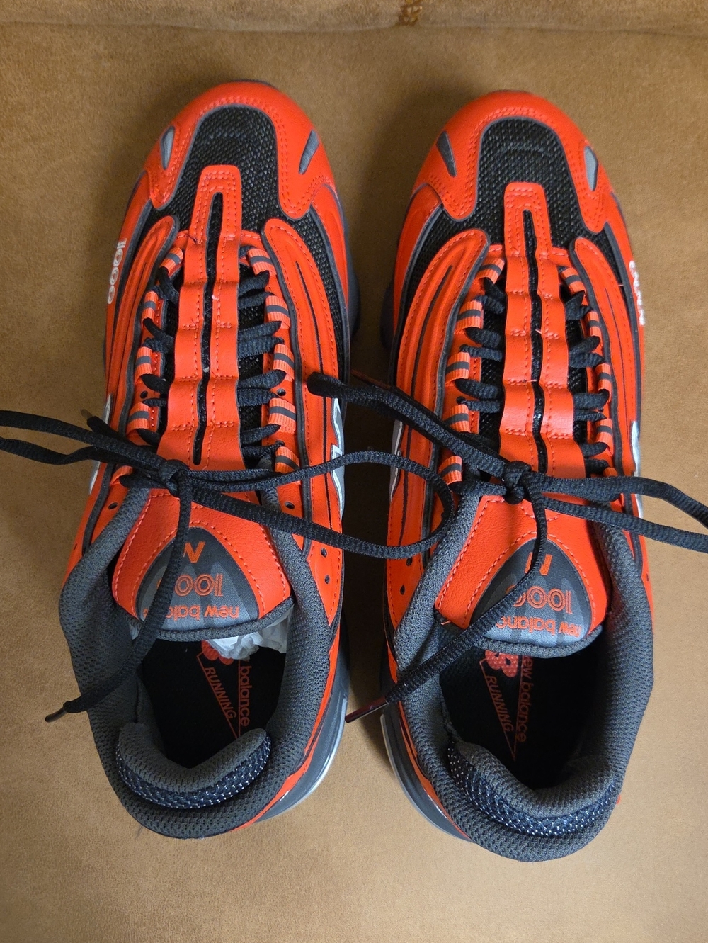 Red Black NEW BALANCE 1000. SIZE 10 AMAZING...Low In Stock.   yummy